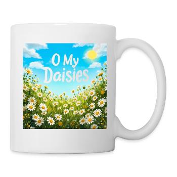O My Daisies Field Print - Mug - white - Right