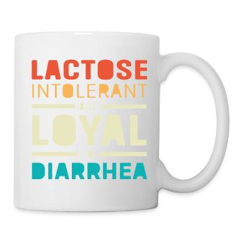 Allergie au lait Intolérance au lactose Flatulence - Mug blanc - blanc - Droite