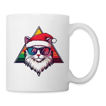 Cat Santa Christmas - Mug - white - Right