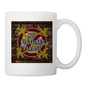 Bitte keine Fotos - Tasse - Weiß - Rechts