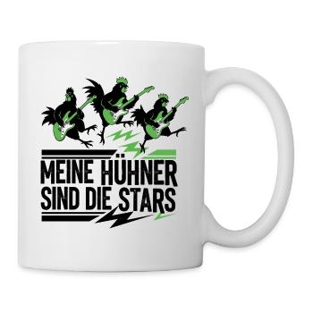 Cadeau de poulets Éleveur de volailles mignon drôle - Mug blanc - blanc - Droite