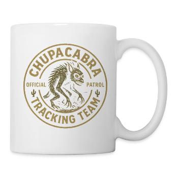 Chupacabra Pursuit Team Drôle Cryptide Chupac - Mug blanc - blanc - Droite