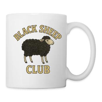 Black Sheep Club Emblem - Tasse - Weiß - Rechts