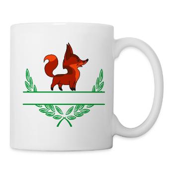 Fox with Namespace - Mug - white - Right