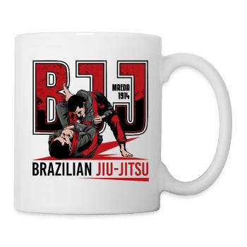 Brasilianische Jiu-Jitsu-Kampfkünste - Tasse - Weiß - Rechts