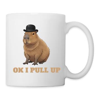 Ok je m’arrête - humour de mème capybara - Mug blanc - blanc - Droite