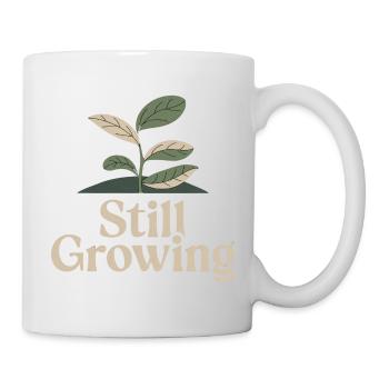 Still Growing – Vintage Plant - Mug - white - Right