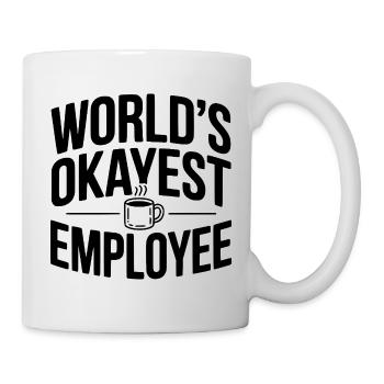L’employé le plus correct du monde - Mug blanc - blanc - Droite