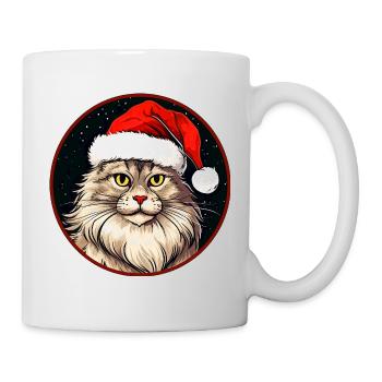 Chats Noël - Mug blanc - blanc - Droite