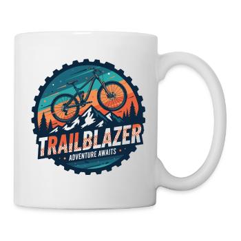 Aventure de VTT Trailblazer - Mug blanc - blanc - Droite