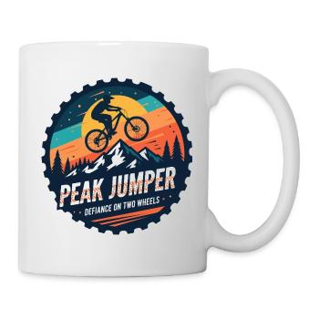 Badge de VTT Peak Jumper - Mug blanc - blanc - Droite