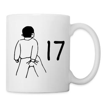 17th Birthday - 17 years old - Mug - white - Right