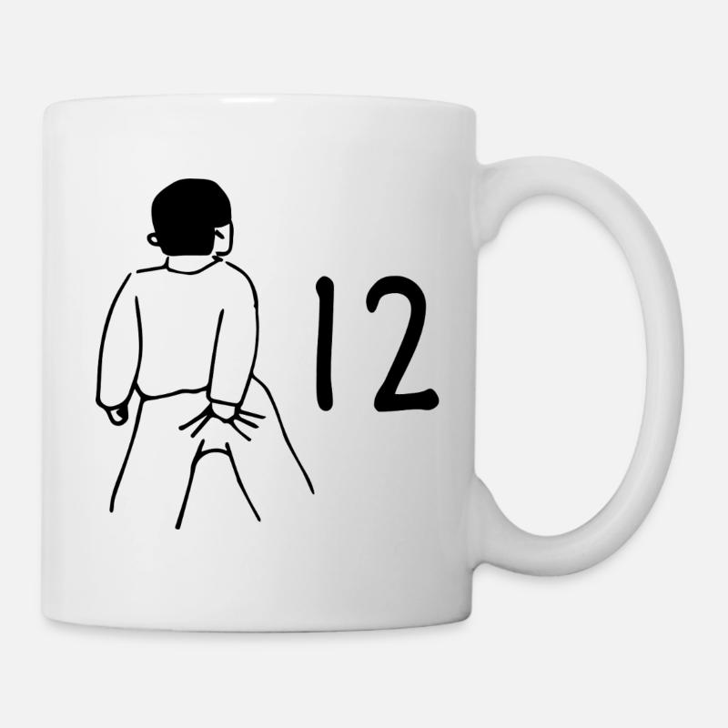 12e anniversaire - 12 ans - Mug blanc - blanc