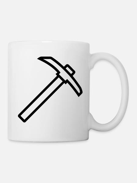 Eispickel - Tasse - Weiß