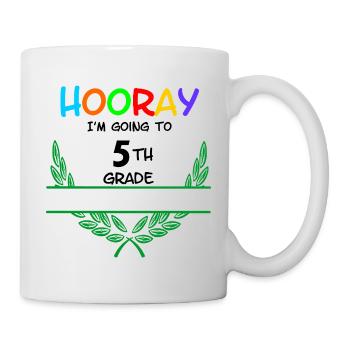 Title: Hooray I'm going to 5th grade - Namespace - Mug - white - Right