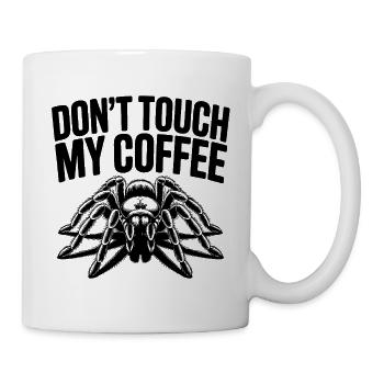 Pop Art de la tarentule – Ne touche pas à mon café - Mug blanc - blanc - Droite