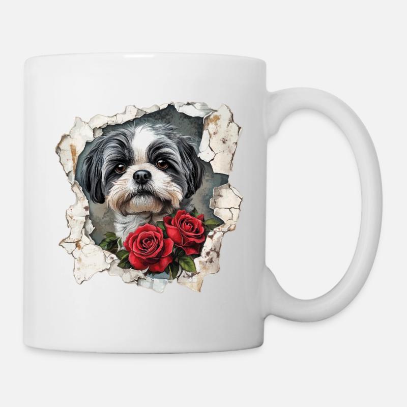 Shih Tzu - Tasse - Weiß