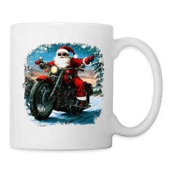 Motorcyclists Christmas - Mug - white - Right
