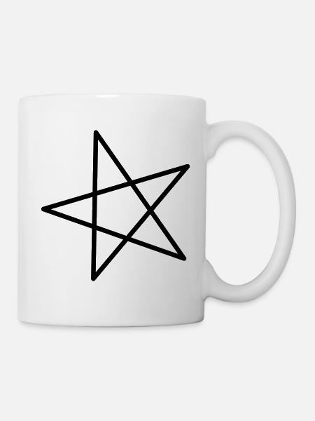 Stern - Tasse - Weiß