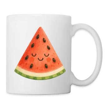 Melon Fruit de Kawaii Summer Melon Baby - Mug blanc - blanc - Droite
