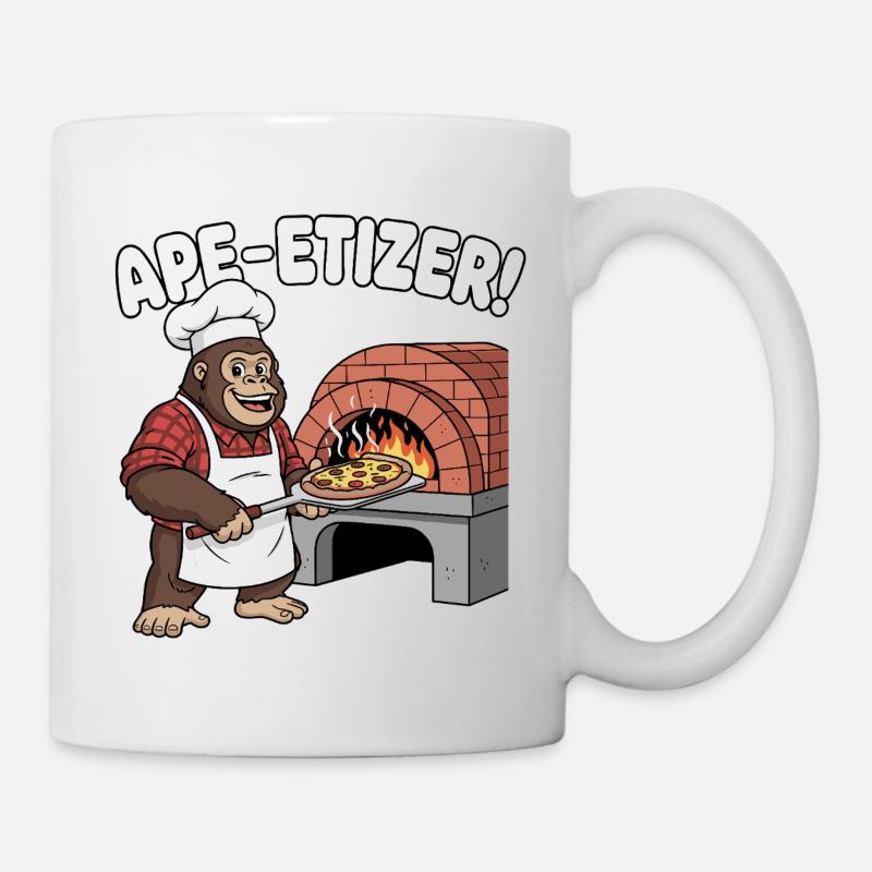 Ape-Etizer Pizza Chef - Tasse - Weiß