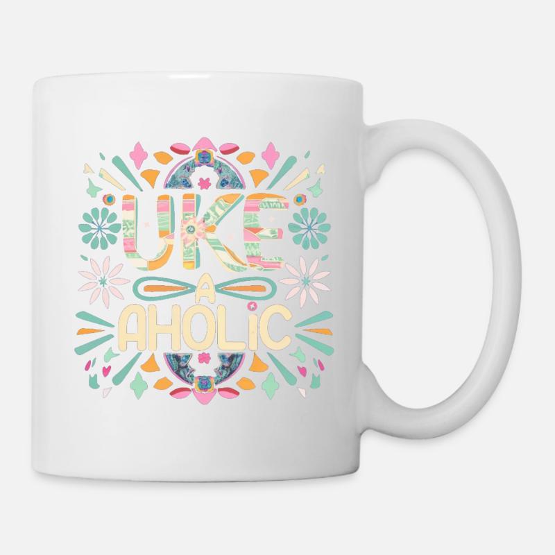 Uke-aholic - Mug - white
