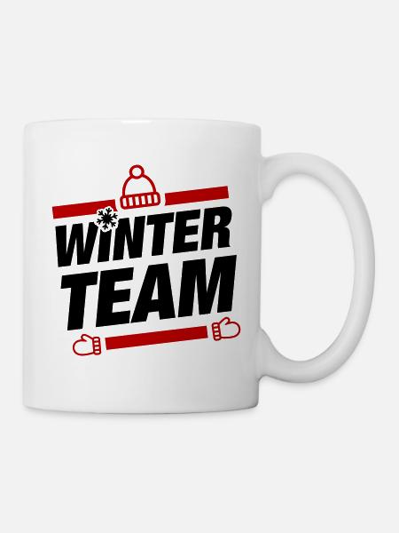 Winter Team Winterlich - Tasse - Weiß