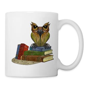 Eulenvogel - Tasse - Weiß - Rechts