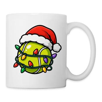 Christmas Tennis Ball Tennis Player Christmas - Mug - white - Right