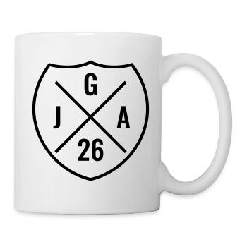 JGA 2026 - Enterrement de vie de garçon - Armoiries JGA 26 - Mug blanc - blanc - Droite