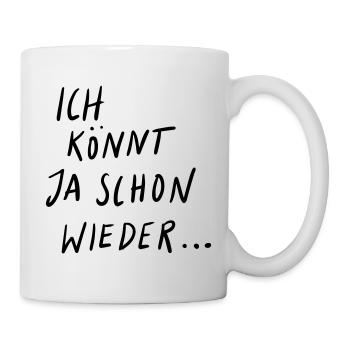 I could do it again - Mug - white - Right