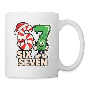 67 Meme Six Seven Christmas Gift Funny - Mug - white - Right