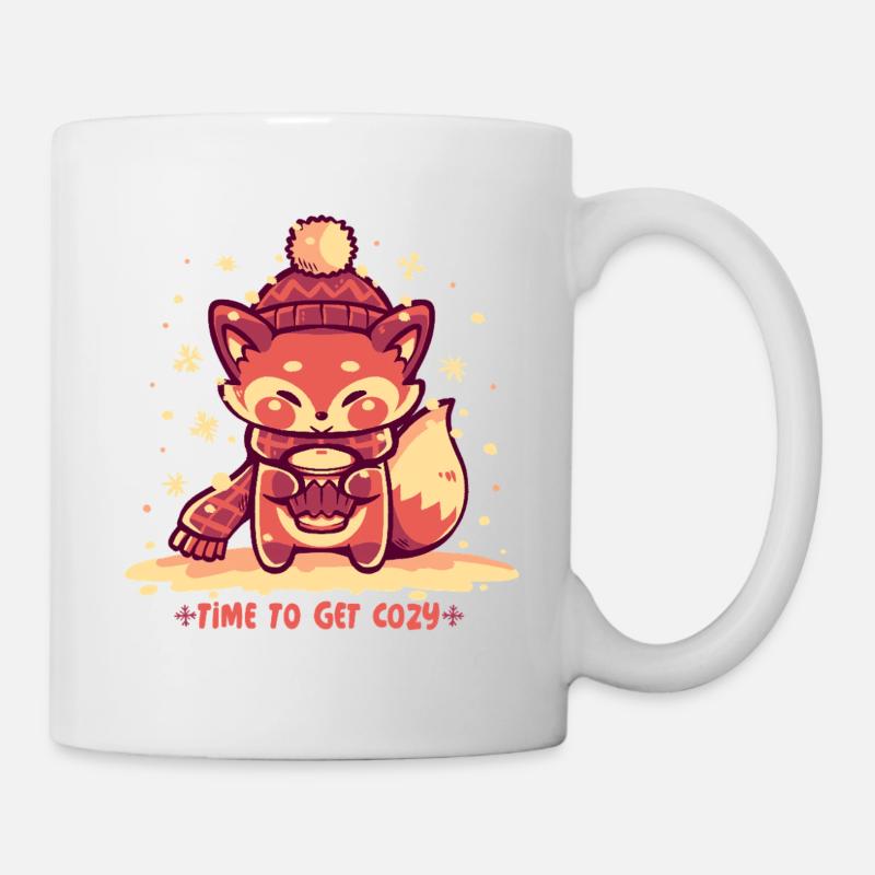 Zeit, es gemütlich zu machen - Tasse - Weiß