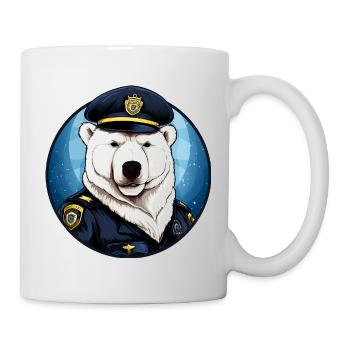 Police des Ours Polaires - Mug blanc - blanc - Droite