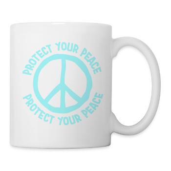 Protect Your Peace Mental Health Mindfulness - Mug - white - Right