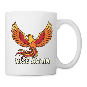 Phoenix Rise Again Motif - Mug - white - Right