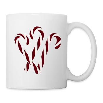 Candy canes - Mug - white - Right