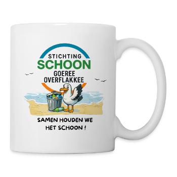 Clean Goeree Overflakkee Clean up litter - Mug - white - Right