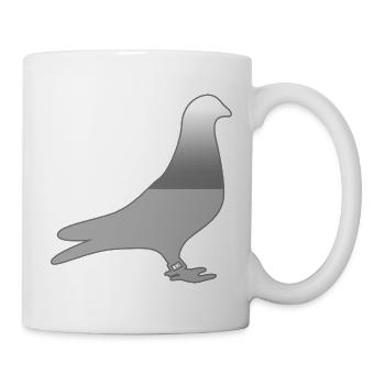 Colombes - Mug blanc - blanc - Droite