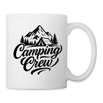 Camping Crew Zelt Berge - Tasse - Weiß - Rechts