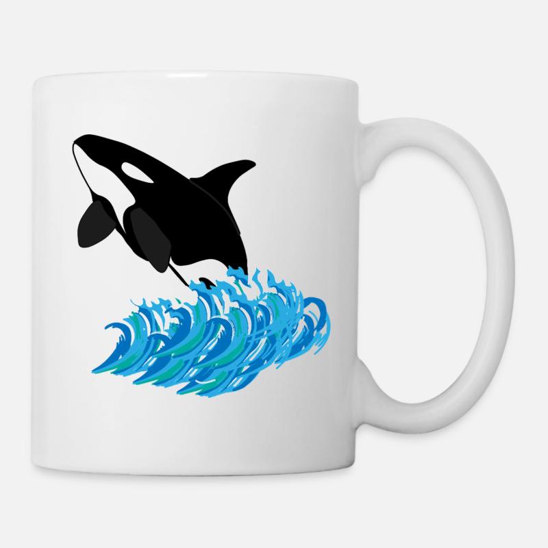 Imprimé d’orque - Mug blanc - blanc