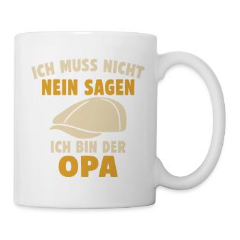 Je n’ai pas besoin de dire non, je suis grand-père - Mug blanc - blanc - Droite