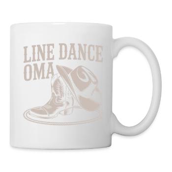 Line Dance Granny Western Boots - Mug - white - Right