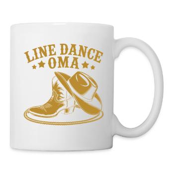 Line Dance Granny Boots - Mug - white - Right
