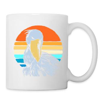 Schuhschnabel - Tasse - Weiß - Rechts