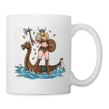 Pin-up des Norway Viking - Mug blanc - blanc - Droite