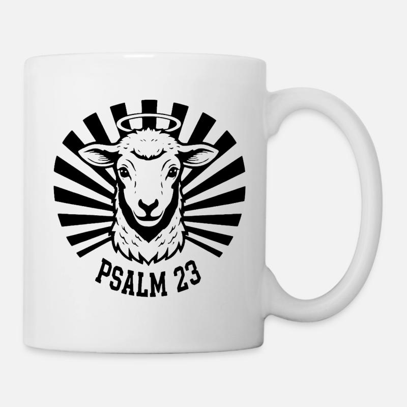 Psalm23-Lamb - Mug - white