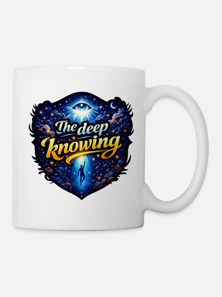 Das tiefe Wissen - Tasse - Weiß