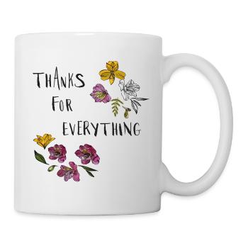 Danke für Alles  - Tasse - Weiß - Rechts