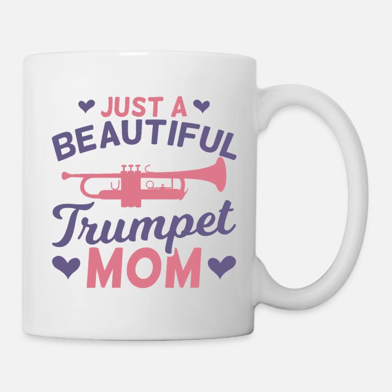 Maman trompettiste - Mug blanc - blanc